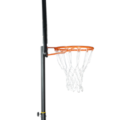 Tabela de basquete infantil juvenil móvel com poste, quadro de policarbonato e aro Velden