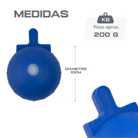 Pelota de PVC 200g Pista e Campo