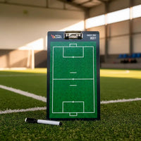 Prancheta tática magnética dupla face com caneta para treinamento de Futebol Society Pista e Campo