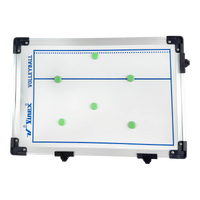 Quadro tático para treinamento esportivo volei 45x30cm Vinex