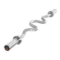 Barra W Super Curl Olímpica 1,20 m Hard Chrome Envolst