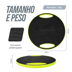 Disco de Equilíbrio Rígido Profissional com alças Envolst