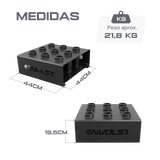 Suporte Expositor de Chão 9 Barras Olímpicas Envolst