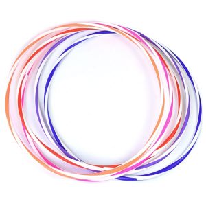 Arco e bambolê com cores em espiral 90cm de diâmetro Pista e Campo