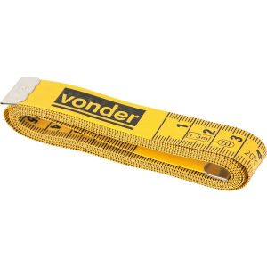 Fita e cinta métrica de fibra de vidro 1,5 m x 16 mm Vonder