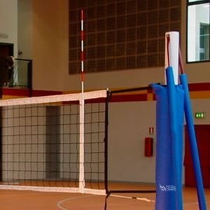 Antenas (par) de voleibol de fibra de vidro com faixas laterais Pista e Campo