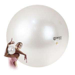 Bola de ginástica rítmica oficial juvenil e adulto lisa com válvula Gracios