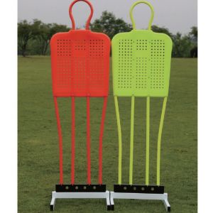 Boneco barreira para treinamento de falta no futebol com base Pista e Campo