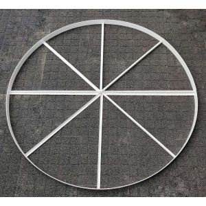 Círculo de aço para piso do setor de martelo e peso WA-IAAF ATE Anand