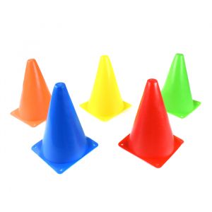 Cone de sinalização 18cm de PVC Pista e Campo