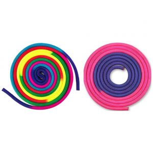 Corda de ginástica rítmica 3,00m 10mm oficial cores especiais Gracios
