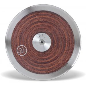 Disco de atletismo de aço e madeira 1,50kg intermediário Pista e Campo