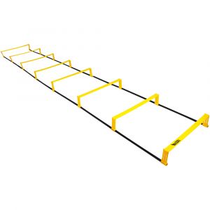 Escada de agilidade com 8 degraus ajustáveis na altura e distância 4m Pista e Campo capa