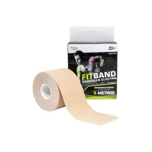 Bandagem elástica tape 5m x 5cm Kinesiology Mbfit