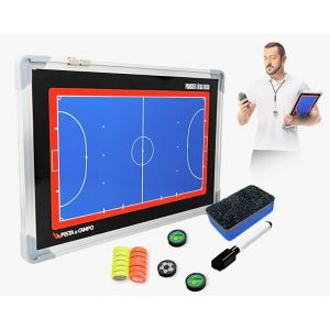 Prancheta tática magnética dupla face com caneta para treinamento de Voleibol Pista e Campo capa