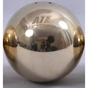 Peso de atletismo de bronze 6,00kg 106mm avançado ATE - Certificado WA-IAAF