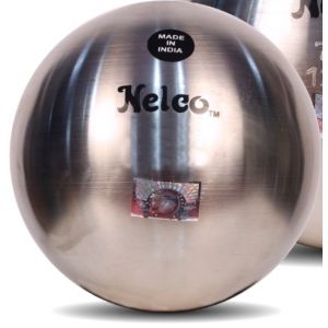 Peso de atletismo de aço inoxidável 4,00kg 95mm avançado Nelco - Certificado WA-IAAF