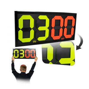 Placar esportivo para substituição de atletas com quatro dígitos Pista e Campo