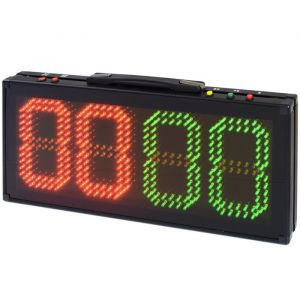 Placar esportivo de substituição de atletas com quatro digitos em LED Pista e Campo