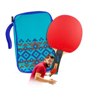 Raquete de tênis de mesa 7 estrelas Superveloce Giant Dragon capa 