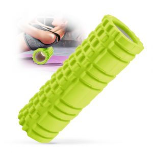 Rolo massagem foam liberação miofascial yoga e pilates 30cmx11cm Pista e Campo - verde