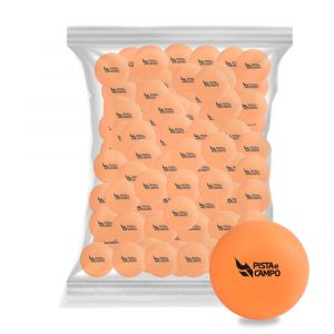 Bolinha de tênis de mesa de treinamento Pista e Campo - cnj com 100 un pacote laranja capa laranja