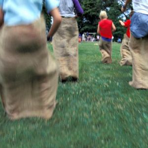 Saco de juta para corrida do saco - recreação infantil Pista e Campo