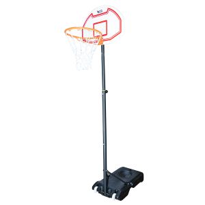 Tabela de basquete adulto móvel com poste, tabela de acrílico e aro modelo premium Pista e Campo capa