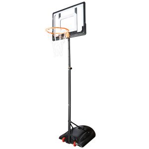 Tabela de basquete adulto móvel com poste, tabela de acrílico e aro modelo premium Pista e Campo capa
