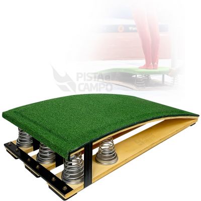 Equipamento para ginástica (trampolim) tipo reuther com molas Pista e  Campo