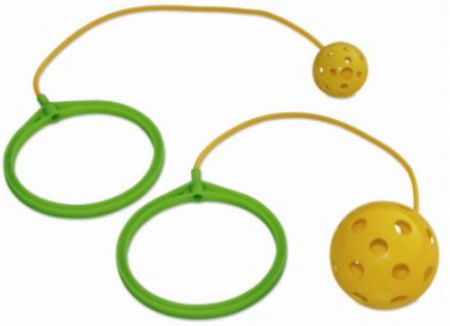 Bolinha de pular (com argola e corda) para recreação infantil Pista e Campo