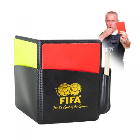 Cartao de arbitro de futebol modelo FIFA 