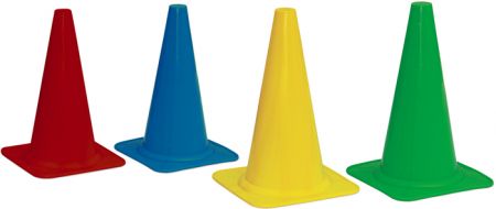 Cone de sinalização de PVC 15cm premium Pista e Campo