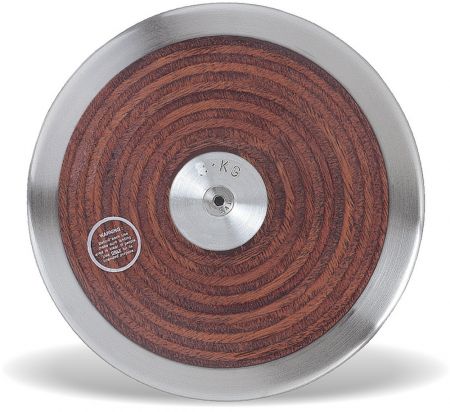 Disco de atletismo de aço e madeira 1,50kg intermediário Pista e Campo