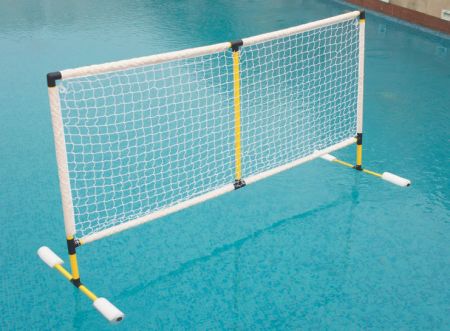 Postes e rede de PVC para voleibol aquático Pista e Campo